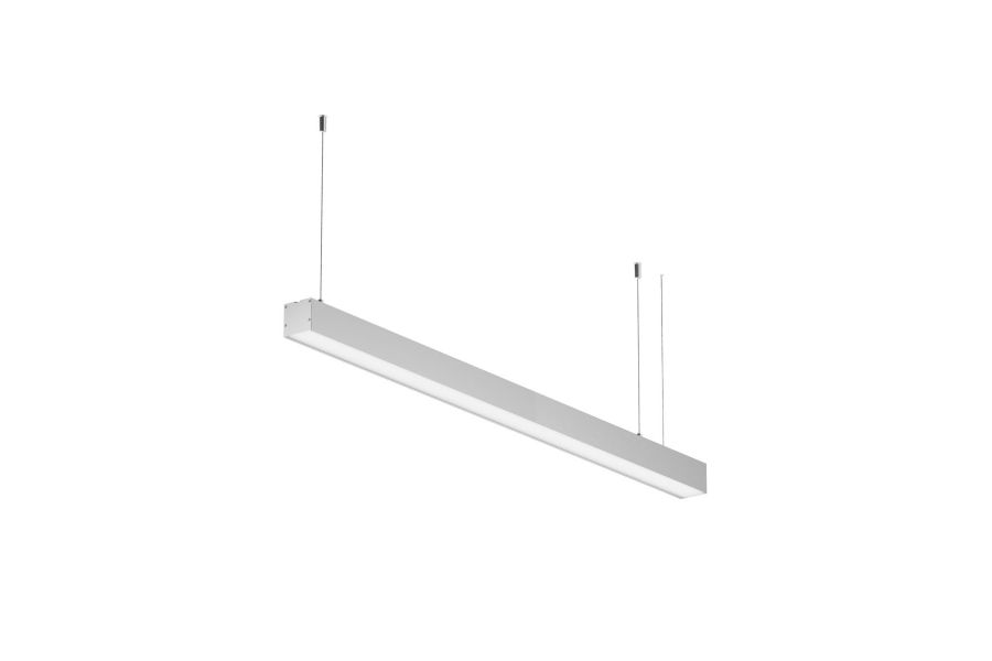 Линейный подвесной светильник Maytoni Technical 4000K 50x50 (Серебро, 1 м) LL312020