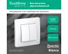 Выключатель 2-клавишный 10А Systeme Electric Blanca внутр BLNVS010501