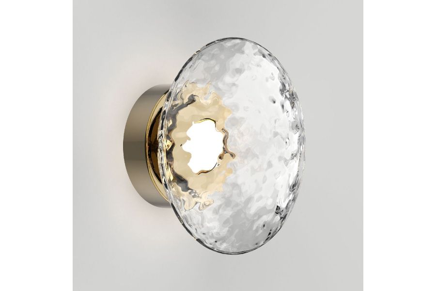 Настенный светильник Eurosvet Ripple 50389/1 LED латунь a069025