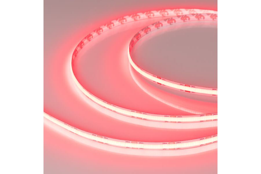 Светодиодная лента Arlight COB-X544-8mm 24V Red (11.5 W/m, IP20, CSP, 5m) 032176(2)