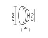 Настенный светильник Maytoni Basic Texture MOD461WL-L5BK