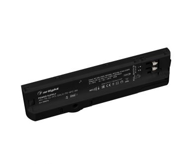 Блок питания для трековых систем Arlight ARJ-TR-42-PFC-DALI2-PD-NFC-BK (42W, 10-42V, 0.3-1.05A, 4TR) (IP20 Пластик) 058476