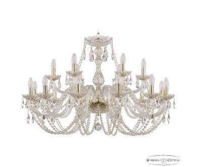 Купить Подвесная люстра Bohemia Ivele Crystal 101/12+6/360 G Подвесная люстра Bohemia Ivele Crystal 101/12+6/360 G