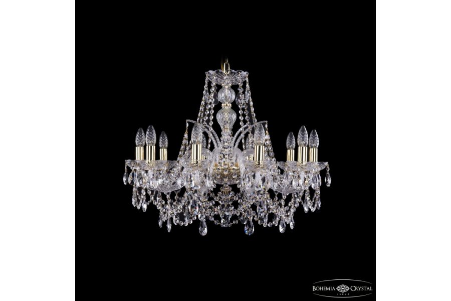 Подвесная люстра Bohemia Ivele Crystal 1411/10/240 G