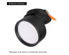 Встраиваемый спот Arlight LGD-POT-BUILT-R85-12W Warm3000 (BK, 100 deg, 230V) 045776