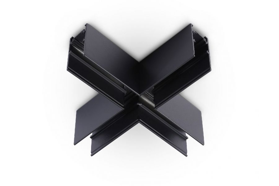 Коннектор Х-образный для шинопровода Ambrella Light Magnetic Track System GL3376