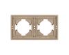 Рамка пластиковая на 2 поста Arlight FRM-TENDO-PL-2-GD 053842
