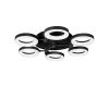 Потолочная светодиодная люстра iLedex Jomo FS-014-X6-(B) 72W BK