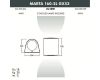 Уличный настенный светильник Fumagalli Marta 2A6.000.000.AXD2L