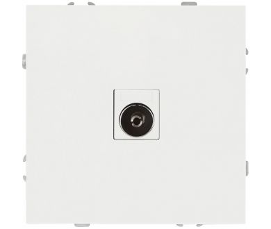 Розетка ЭРА Galaxy 15-3101-01 TV одиночная IP20 белый Б0070715