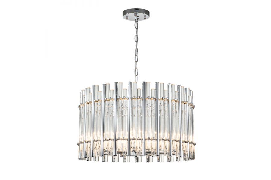 Подвесная люстра Indigo Violino 12025/7P Chrome V000308