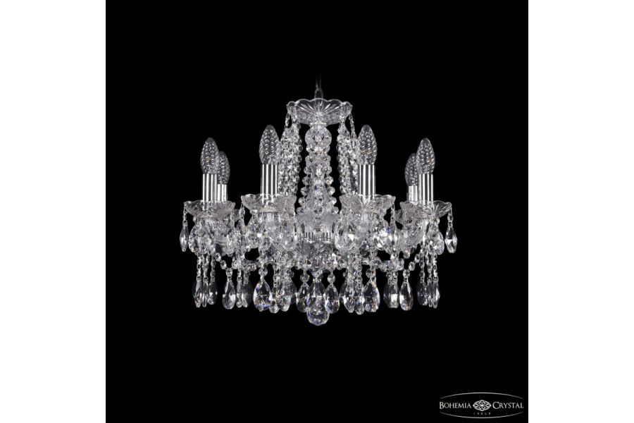 Подвесная люстра Bohemia Ivele Crystal 1413/8/165 Ni