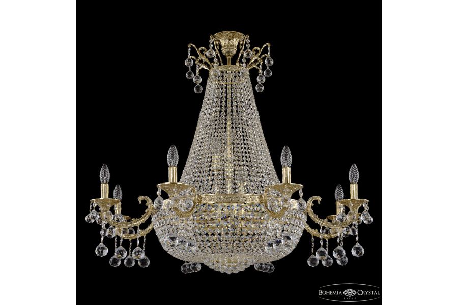 Потолочная люстра Bohemia Ivele Crystal 2128H208/8/100IV/Y1 G