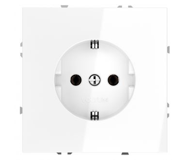 Розетка Voltum S70 VLS040101 (белый глянцевый)