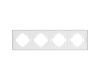 Рамка пластиковая на 4 поста Arlight FRM-TENDO-PL-4-GD 053850