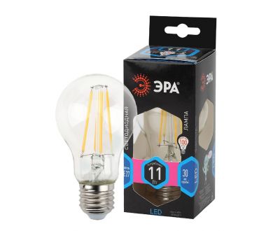 Лампа светодиодная Эра E27 11W 4000K F-LED A60-11W-840-E27 Б0035026