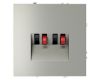 Розетка акустическая Voltum S70 VLS060305 (сталь)