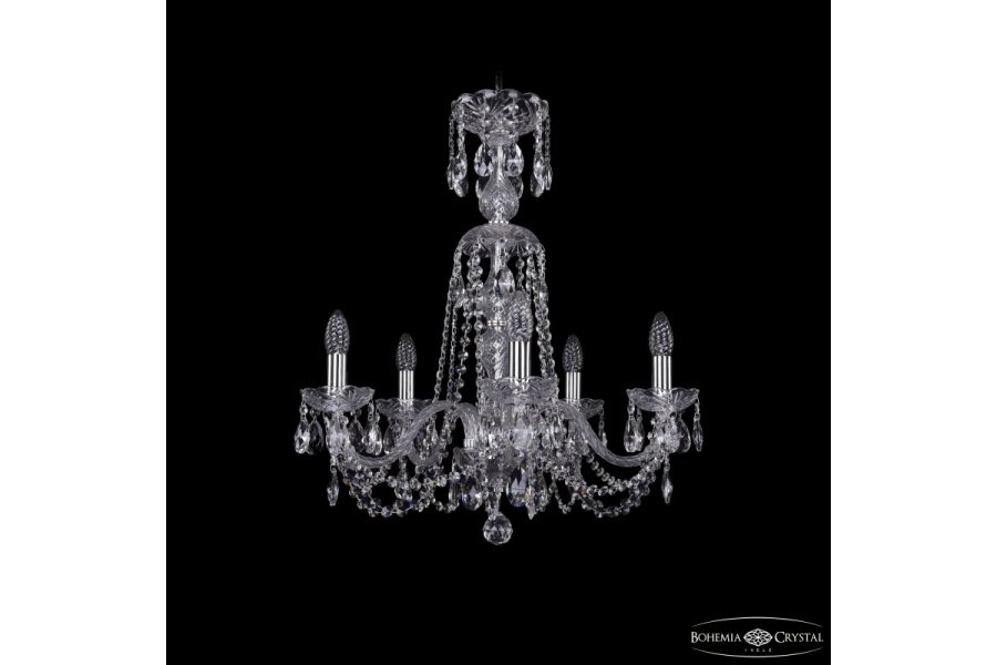 Подвесная люстра Bohemia Ivele Crystal 1402/5/195/XL-64 Ni