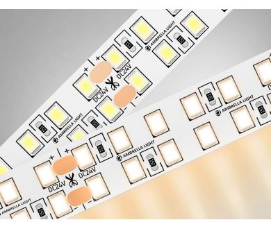 Светодиодная лента двухрядная Ambrella Light LED Strip 24В 2835 24Вт/м 3000K 5м IP20 GS3701