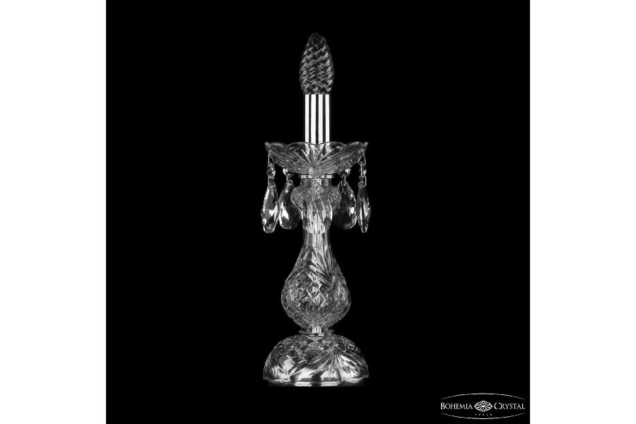 Настольная лампа Bohemia Ivele Crystal 1415L/1-31 Ni
