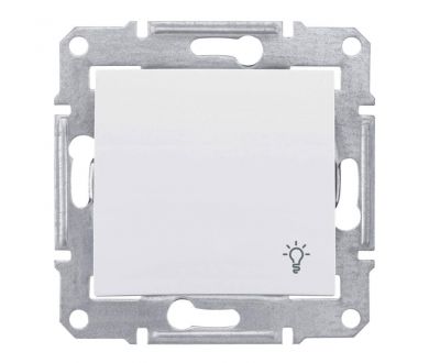 Выключатель кнопочный Свет Schneider Electric Sedna 10A 250V SDN0900121