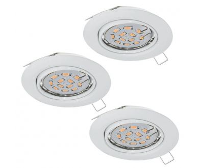 Комплект встраиваемых светильников (3 шт.) Eglo Einbauspot led 75349