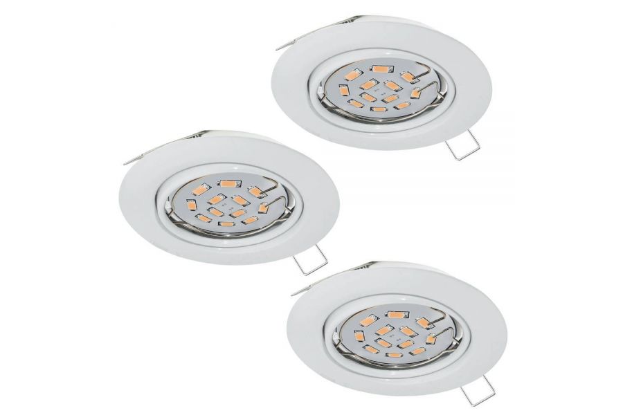 Комплект встраиваемых светильников (3 шт.) Eglo Einbauspot led 75349