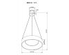 Подвесная люстра Myfar Shannon MR2191-1PL