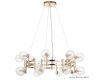 Подвесная люстра Crystal Lux LUXURY SP16 GOLD