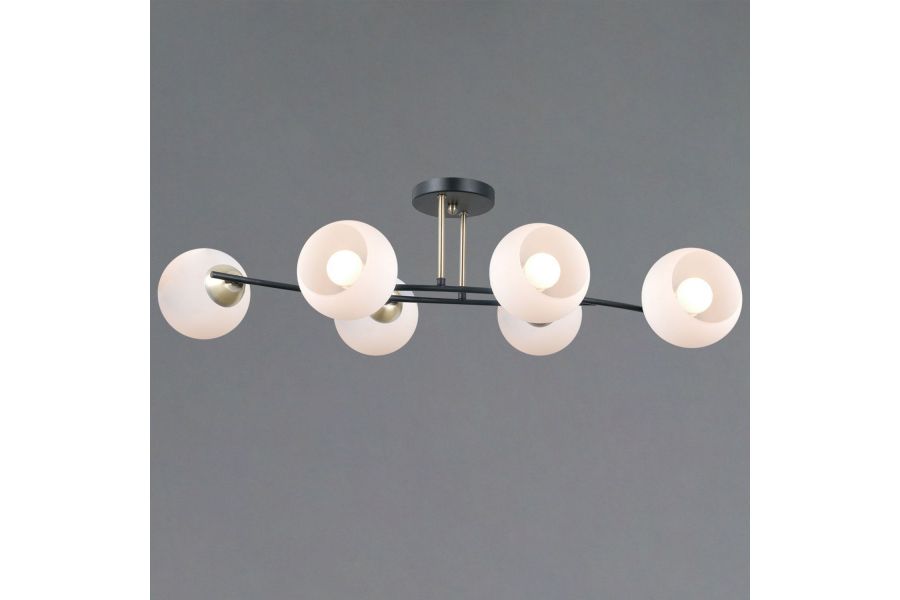Потолочная люстра Illumico IL0798-6CSQ-25 BK AB TRENTO