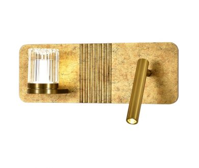 Настенный светильник Indigo Rilievo 14032/2W Gold V000199L
