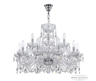 Купить Подвесная люстра Bohemia Ivele Crystal 5402/10+5/240 Ni Clear/M-1G Подвесная люстра Bohemia Ivele Crystal 5402/10+5/240 Ni Clear/M-1G