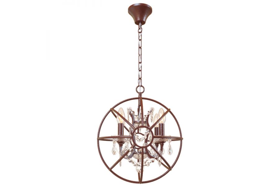 Подвесная люстра LOFT IT Foucaults orb crystal Loft1897/4