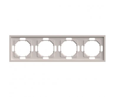 Рамка 4-местная Stekker Эмили PFR00-5004-08 кашемир soft touch 49913