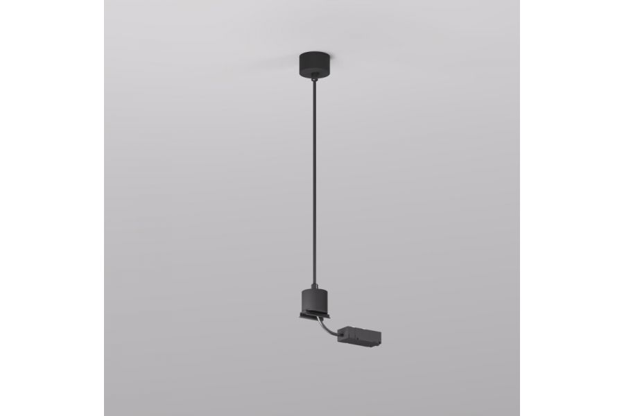 Подвод питания для подвесного монтажа трека Denkirs Smart Base TR2124-BK