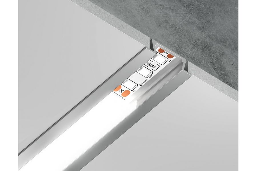 Алюминиевый встраиваемый профиль Ambrella Light Alum Profile GP1001AL