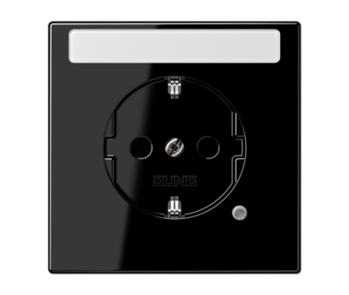 Розетка Schuko с индикатором режима работы Jung LS1520NAKOSW
