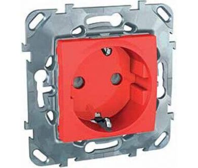Розетка Schneider Electric Unica с/з со шторками 16A 250V MGU5.037.03ZD