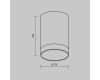 Уличный потолочный светильник Maytoni Luxe O500CL-L10W3K