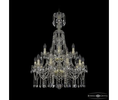 Купить Подвесная люстра Bohemia Ivele Crystal 1413/10+5/220/XL-92/2d G Подвесная люстра Bohemia Ivele Crystal 1413/10+5/220/XL-92/2d G