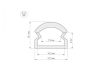 Профиль Arlight WPH-LINE-1210R-2000 OPAL 023303