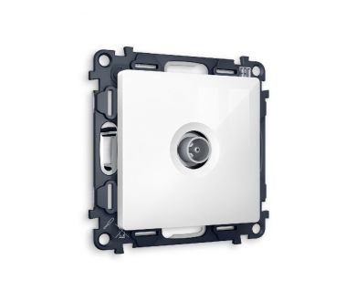 Комплект механизма TV розетки проходной 5-1000 MHz 4dB Ambrella Volt Alfa MA113030