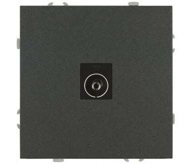 Розетка Эра Galaxy 15-3101-06 TV одиночная IP20 графит Б0070725