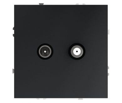 Розетка телевизионная Voltum S70 VLS060407 (графит)