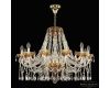 Подвесная люстра Bohemia Ivele Crystal 5413/12/300 G Amber/M-1F