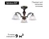 Потолочная люстра Reccagni Angelo PL 2700/3
