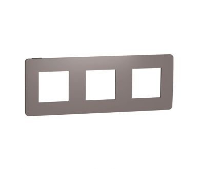 Рамка 3-постовая Schneider Electric Unica New NU280617