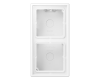 Коробка двухместная Jung LS582AWWM