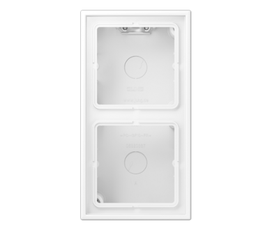 Коробка двухместная Jung LS582AWWM