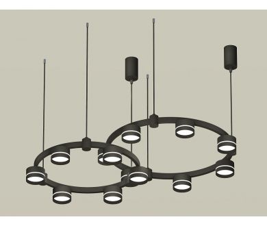 Комплект подвесного светильника Ambrella Light Techno Ring XR92091005 (A9209x2, C9238, C9232, N8462)
